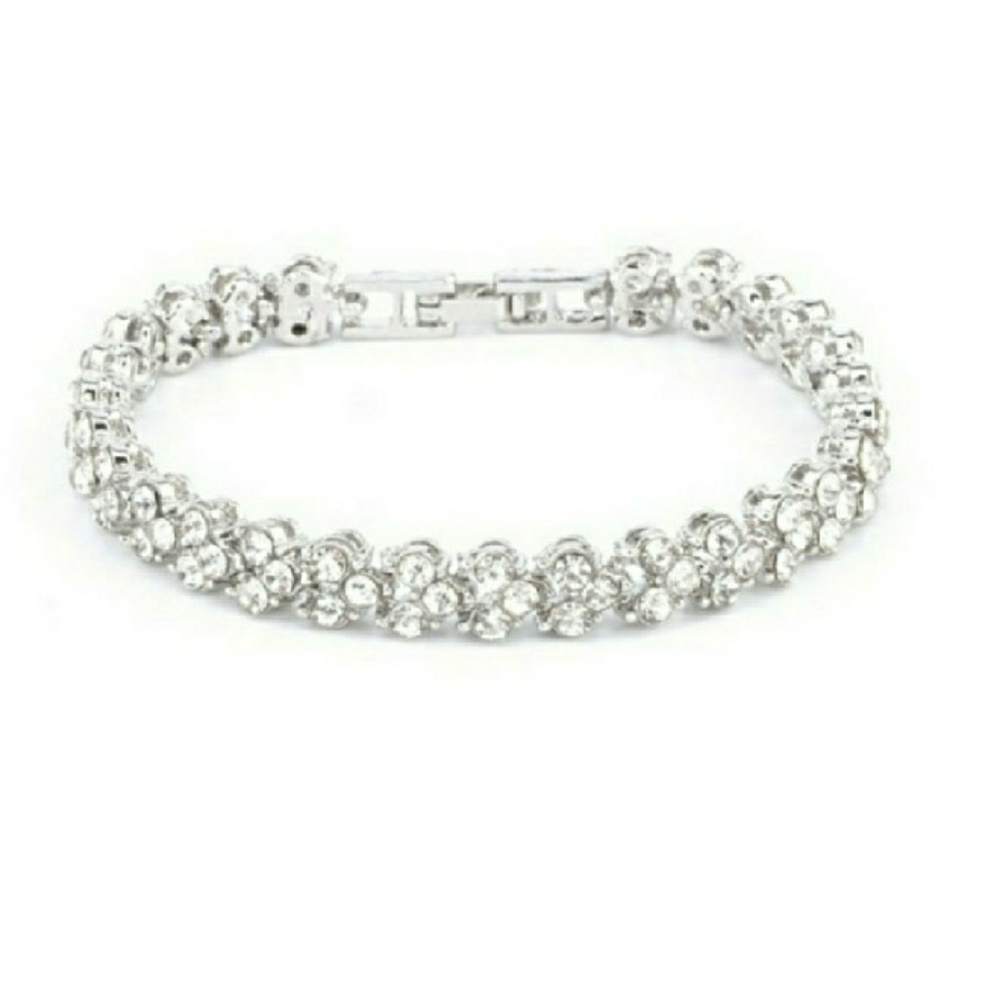 ππ Restocked - 925 Heart-Shaped Tennis Bracelet - Picture 6 of 6